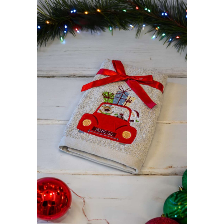 Törölköző hímzett díszítéssel, CHRISTMAS SHOPPING Nyomtatás nélküli termékek, Szezonális ajánlat, Karácsony, Törölközők / Serpák image