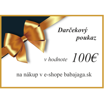 Ajándékutalvány 100 € + ingyenes szállítás