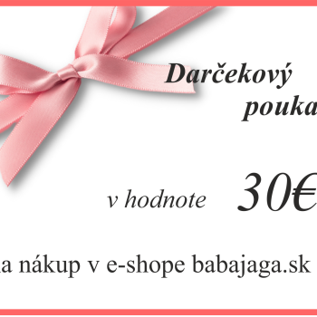 Ajándékutalvány 30 €