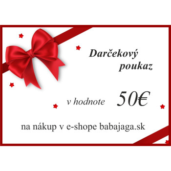 Ajándékutalvány 50 €
