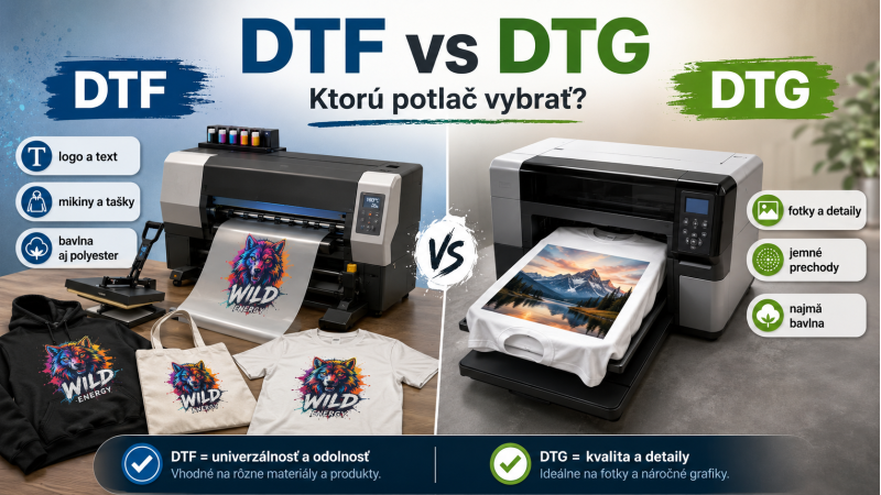 DTF vagy DTG nyomtatás: melyiket válasszuk pólóra?