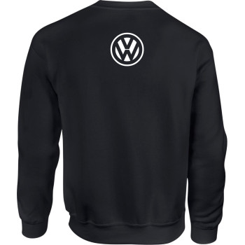 Pulóver  VW Driver motívummal, fekete