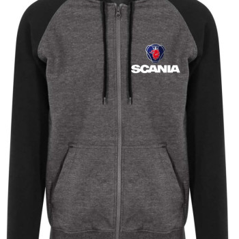 Pulóver Scania motívummal kéttónusú