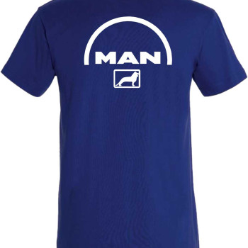 Póló Man motívummal