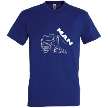 Póló Man motívummal
