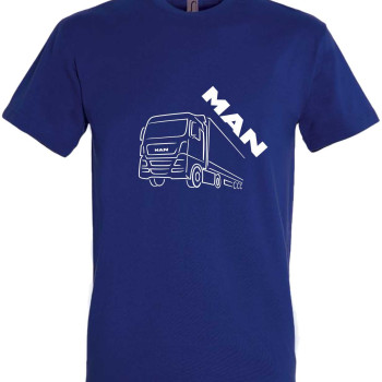 Póló Man motívummal