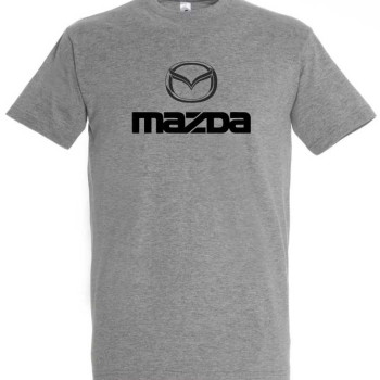 Póló Mazda motívummal