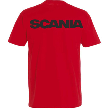 Póló Scania motívummal, piros