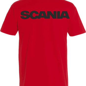 Póló Scania motívummal, piros