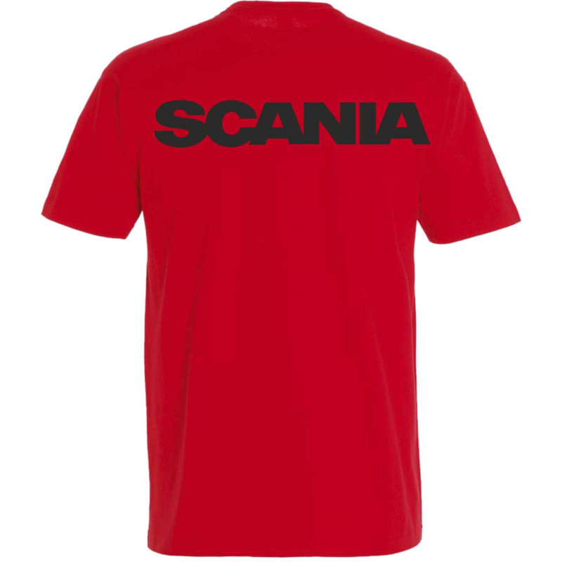 Póló Scania motívummal, piros Pólók, Pólók autós motívummal image