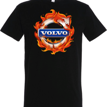 Póló Volvo fire motívummal