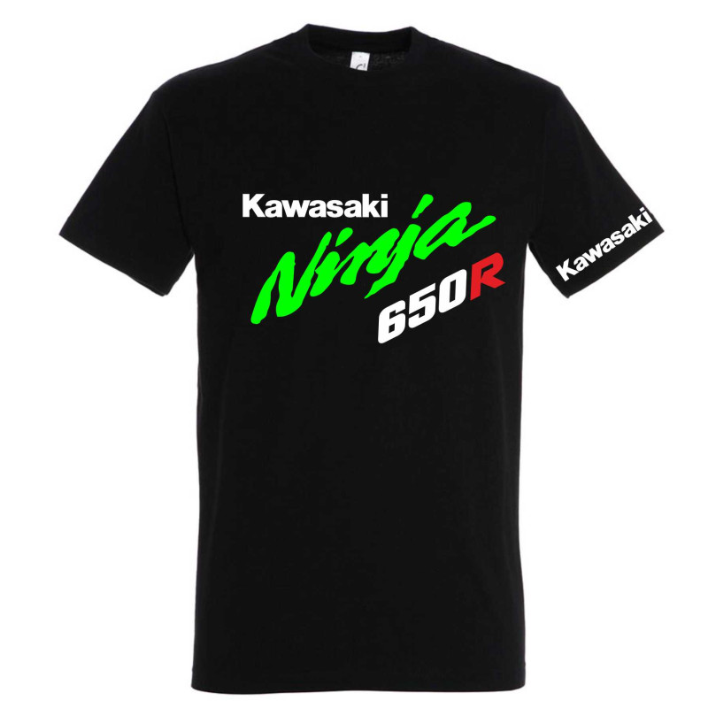 Póló Kawasaki Ninja 650 motívummal Pólók, Pólók motoros motívummal image