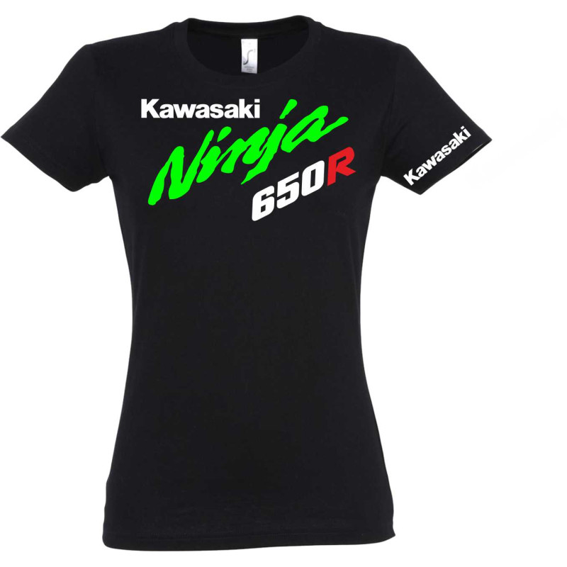 Póló Kawasaki Ninja 650 motívummal Pólók, Pólók motoros motívummal image