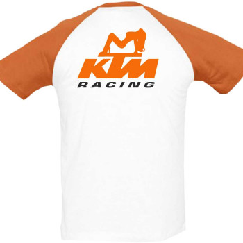 KTM Racing motívumú póló