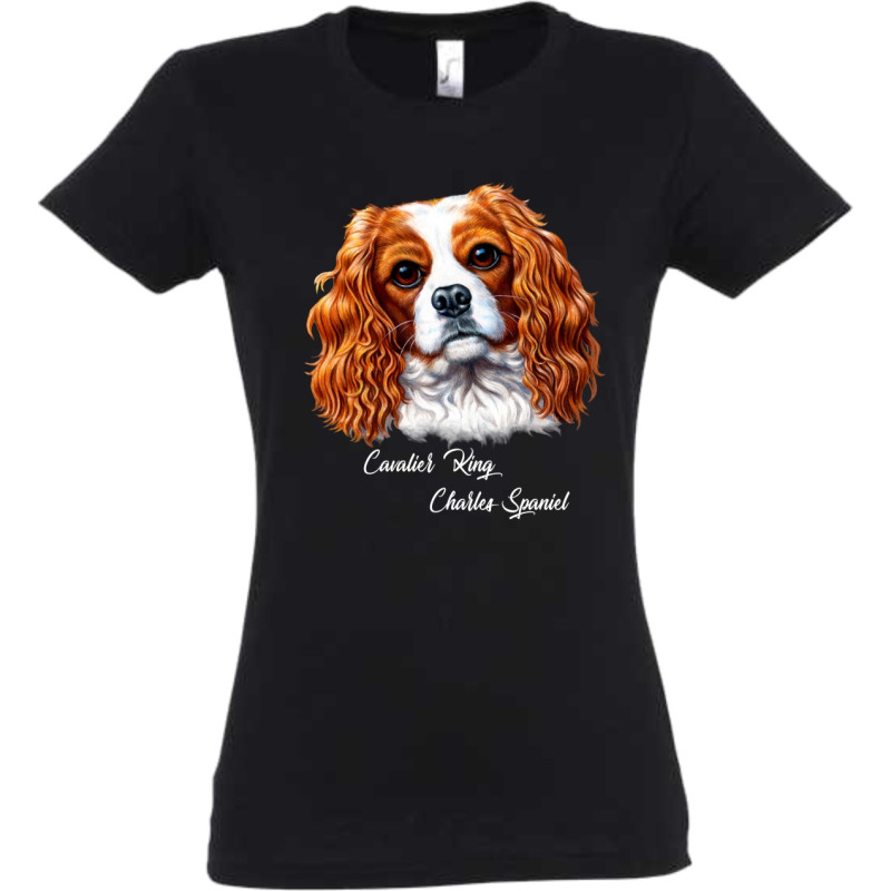 Cavalier King egyedi névvel Pólók, Pólók kutyatulajdonosoknak image