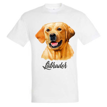 Golden Retriever, Labrador póló egyedi névvel