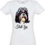 Shih Tzu póló egyedi névvel