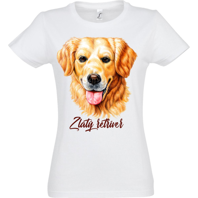 Golden Retriever egyedi névvel Pólók, Pólók kutyatulajdonosoknak image