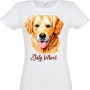 Golden Retriever egyedi névvel