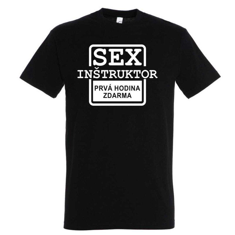 Sex Instruktor póló Pólók, Vicces pólók, Férfi pólók image